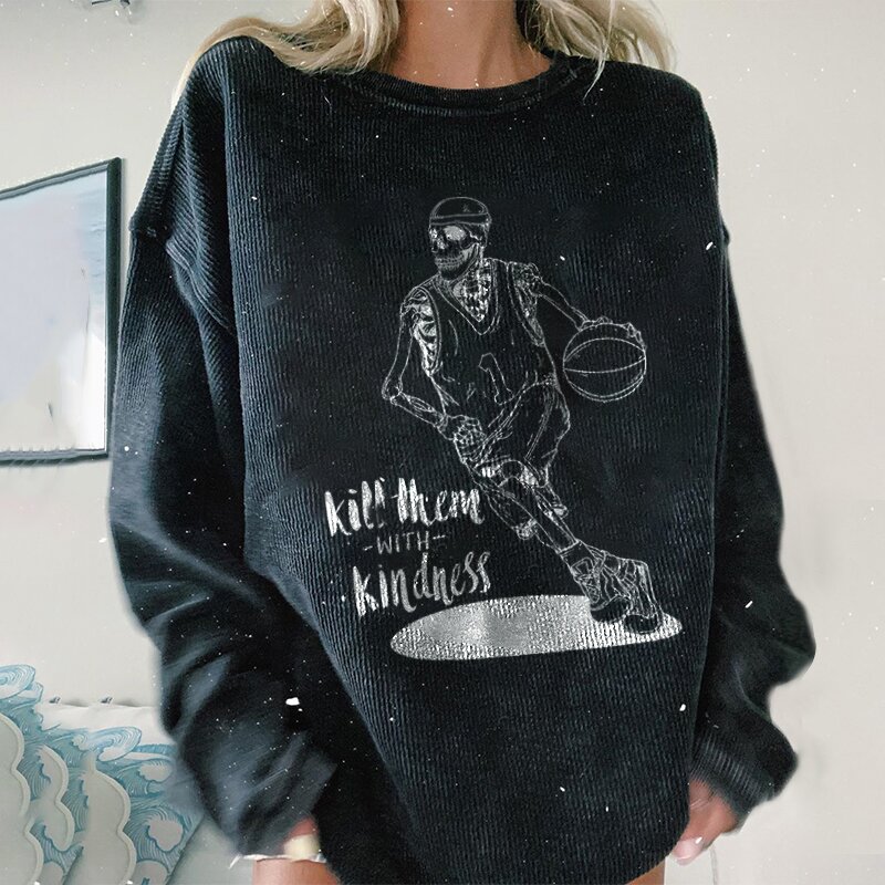 Basketball Player Printed Designer Casual Sweatshirt-xxchiefs