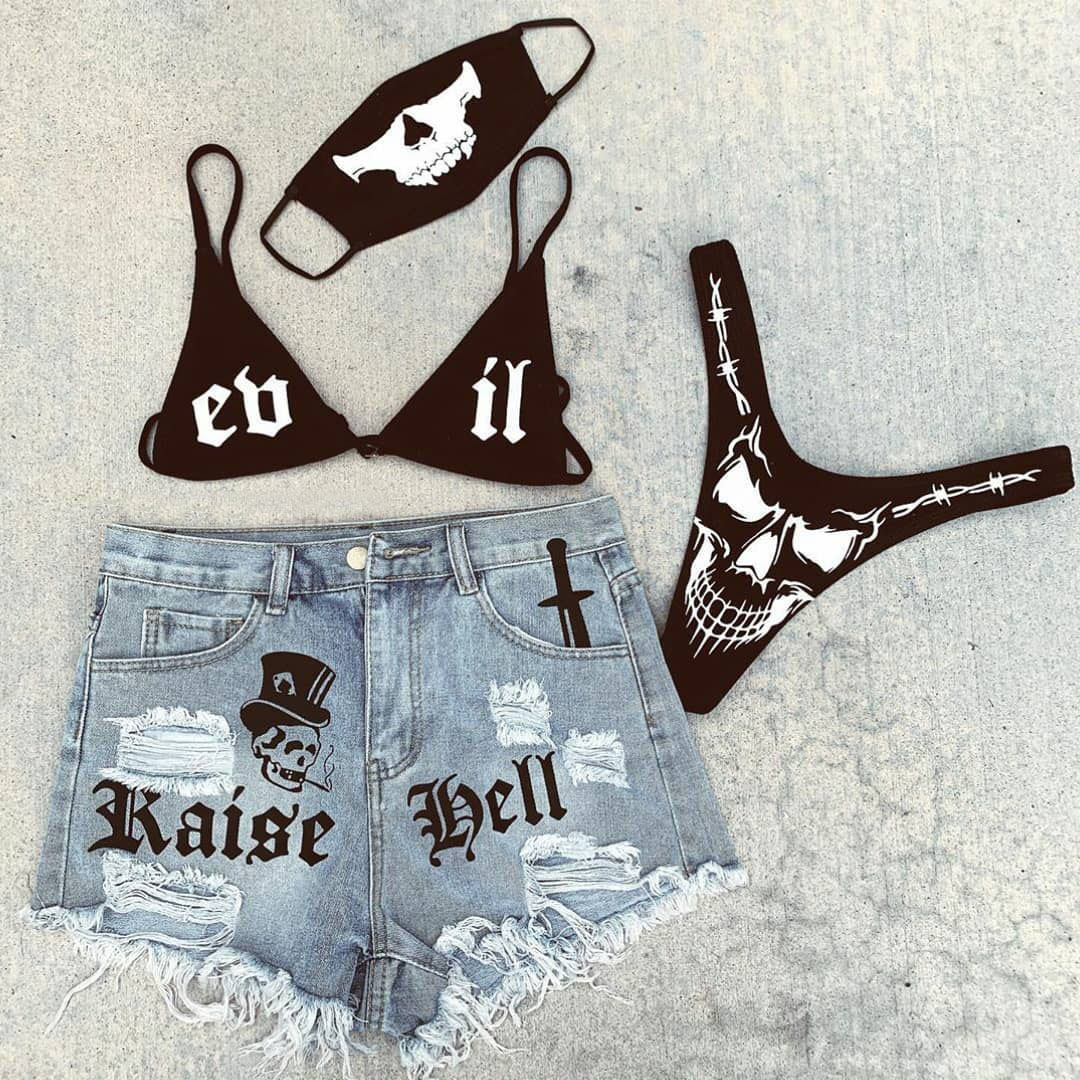 Ebil Bikini Set-xxchiefs