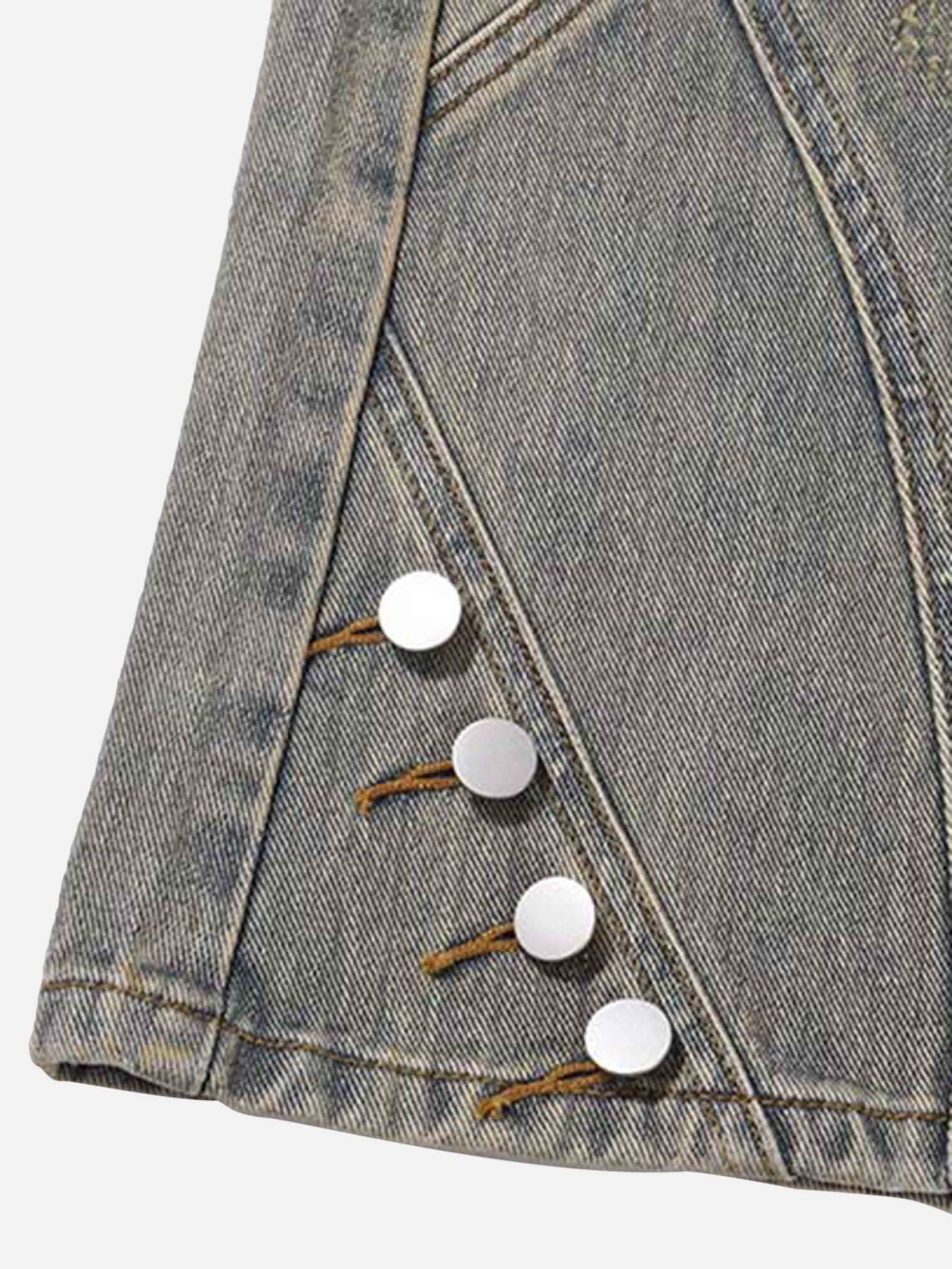 Patchwork Stressed Jeans-xxchiefs