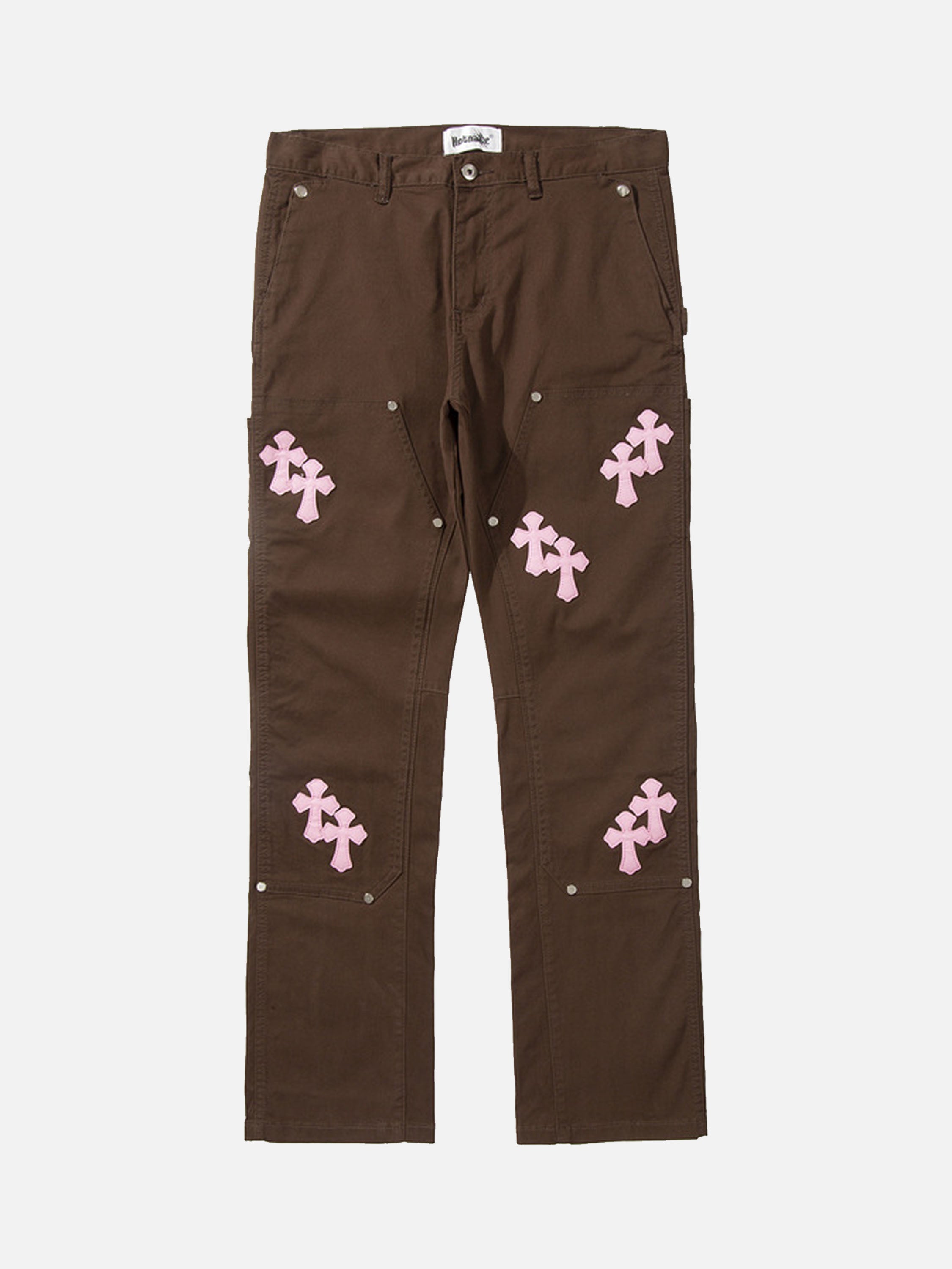 High Street Pink Straight Casual Jeans -1421-xxchiefs