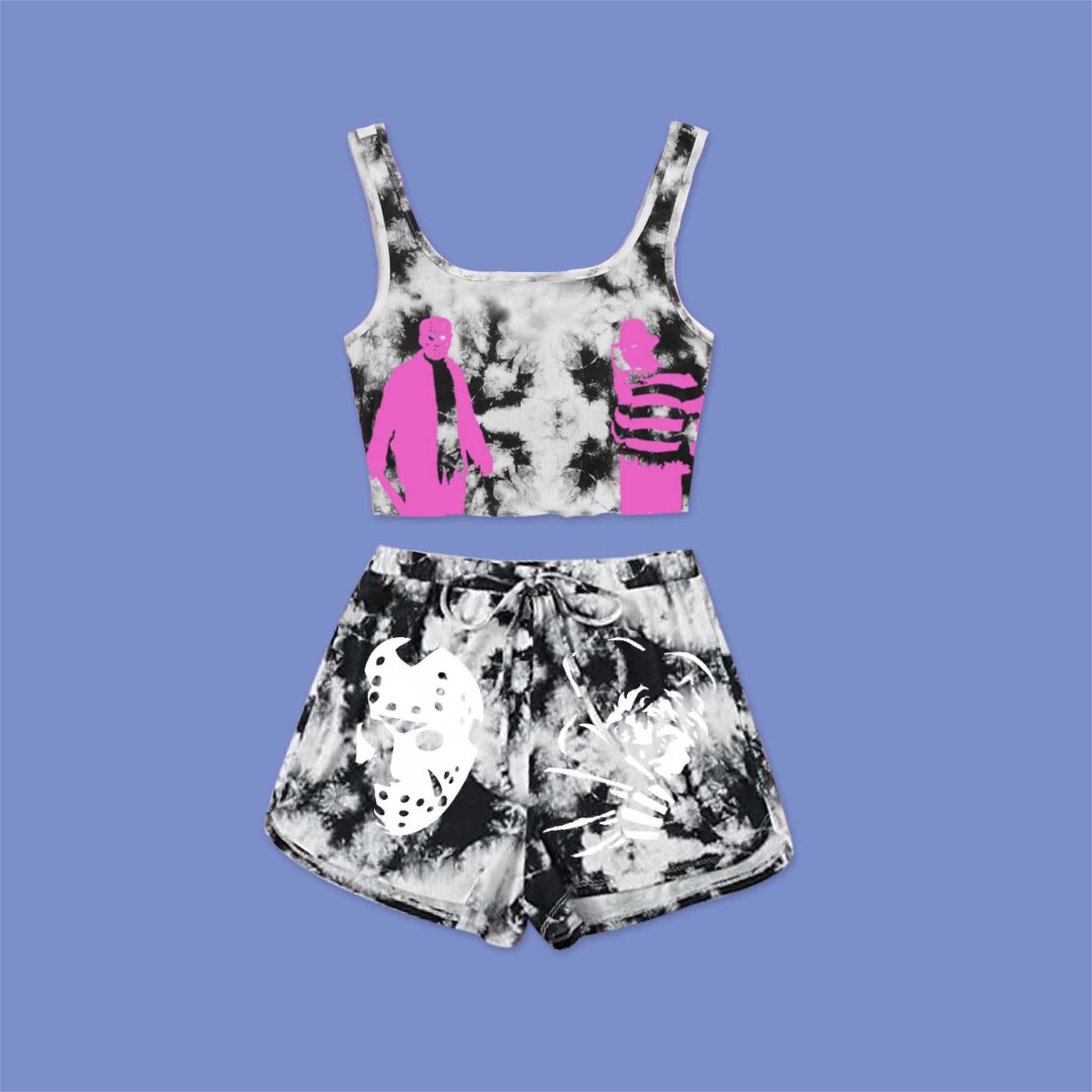 Printed tie-dye suit-xxchiefs