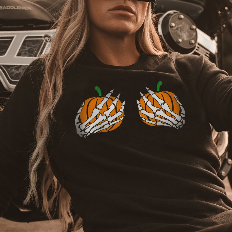 Halloween print sweatshirt-xxchiefs