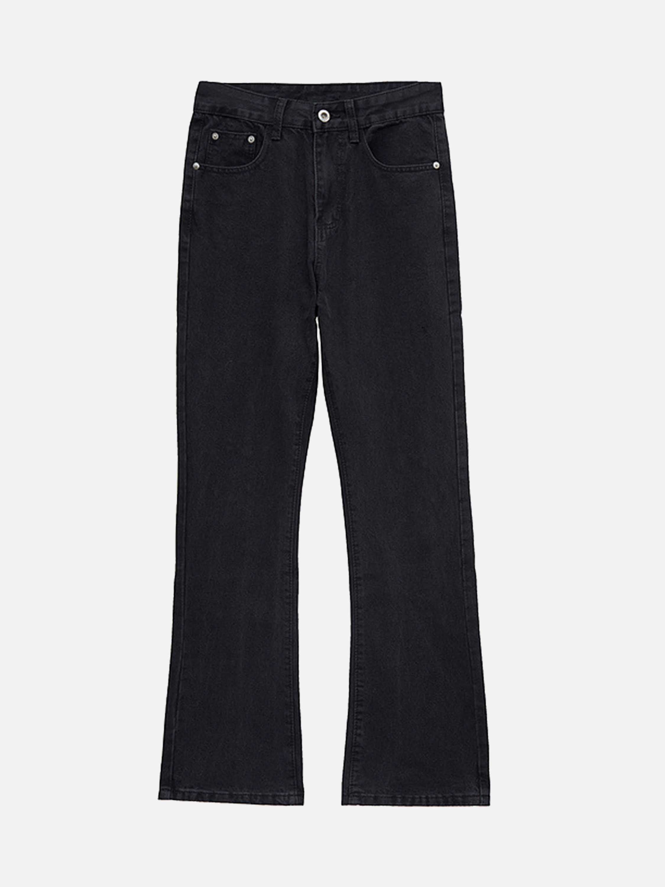 High Street Embroidery Retro Jeans-xxchiefs