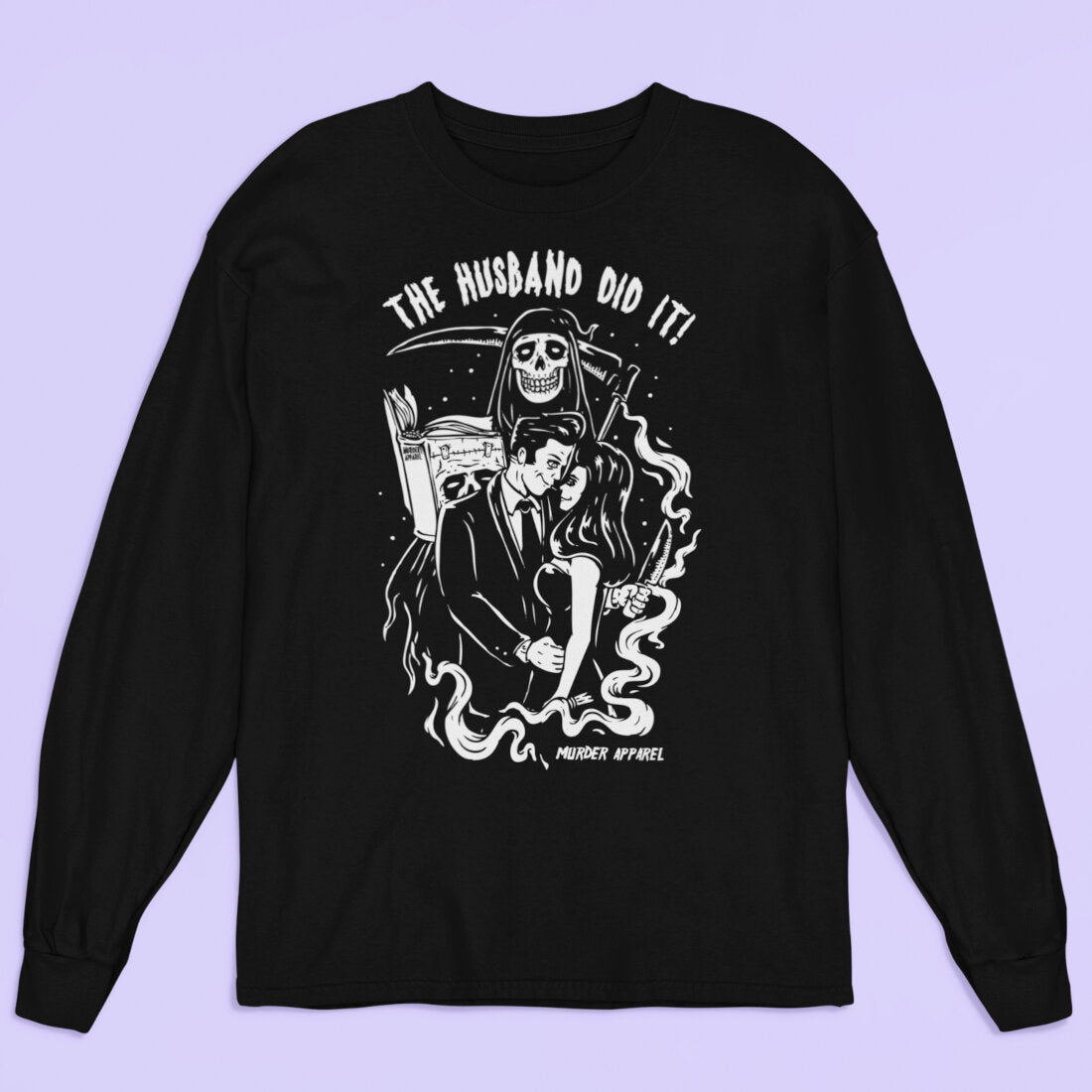 The Husband Did It Long Sleeve Shirt-xxchiefs