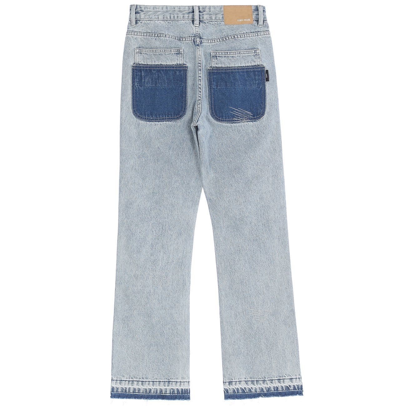 Patchwork Forked Five-pointed Star Jeans-xxchiefs