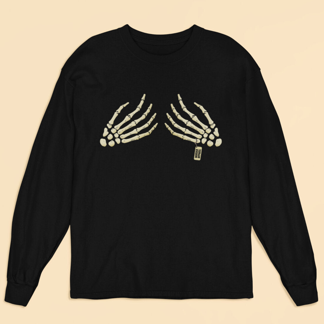 Skeleton Boobs Long Sleeve Shirt-xxchiefs