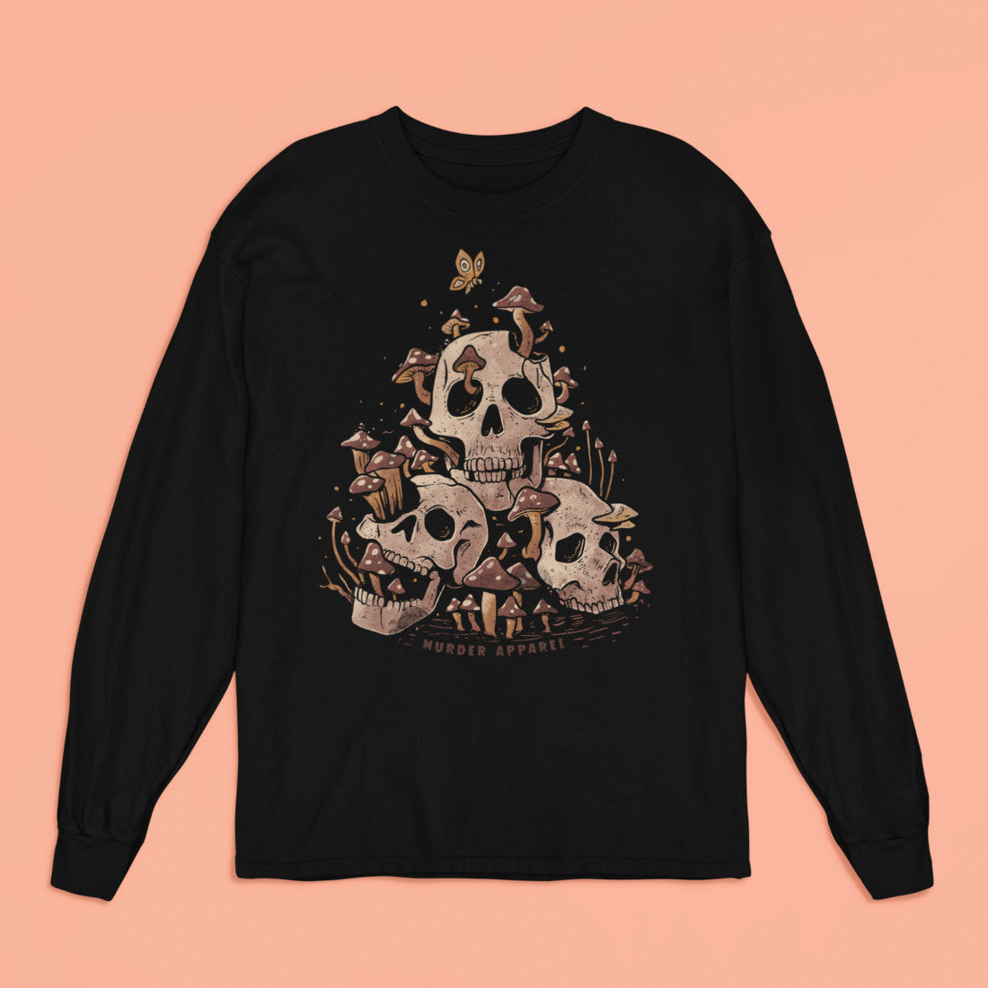 Skulls And Fungi Long Sleeve Shirt-xxchiefs