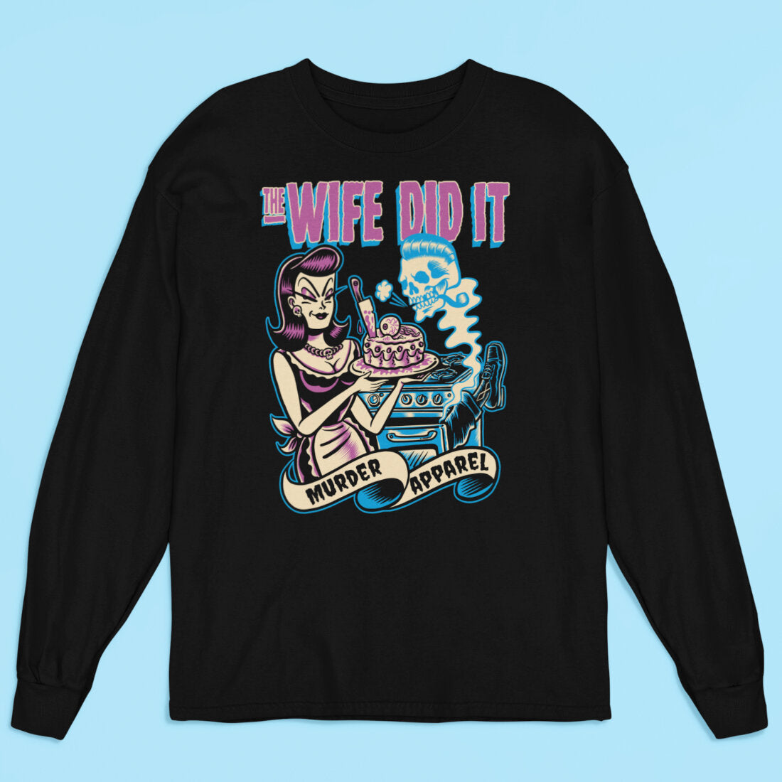 The Wife Did It Long Sleeve Shirt-xxchiefs