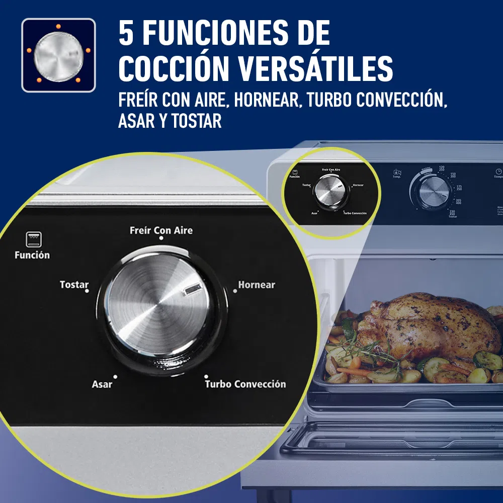 Horno de Aire - Convección Turbo (12 litros)