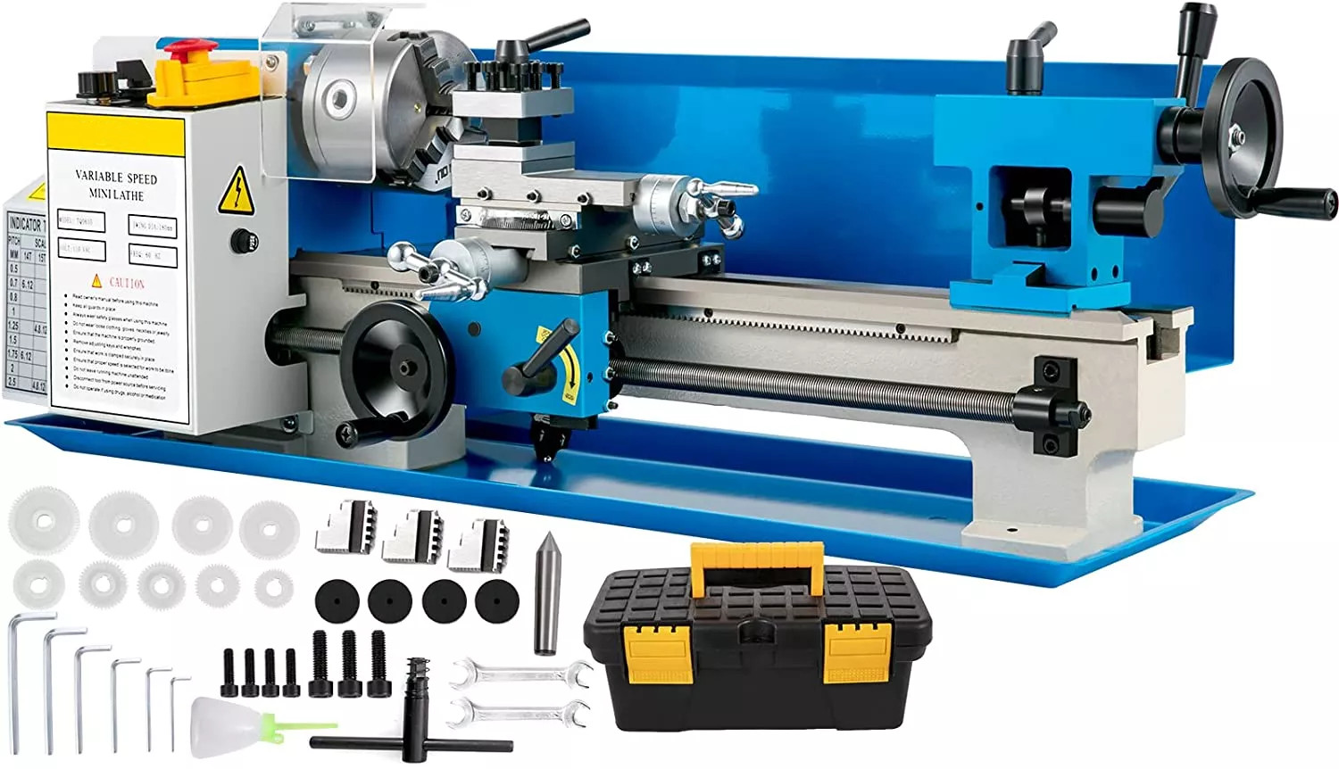 Torno Automático Mini Metal 8″ × 16″ - aassaty