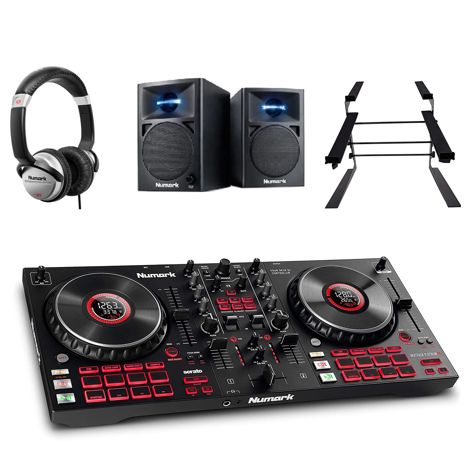 Numark Mixtrack Platinum FX Controlador de DJ para Serato DJ con con