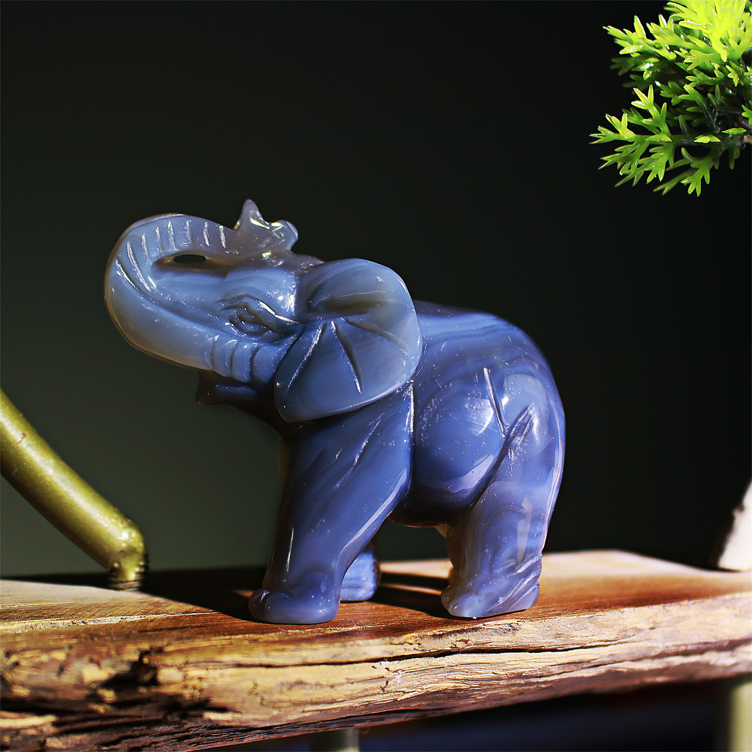 Druzy Agate Elephant 1KG