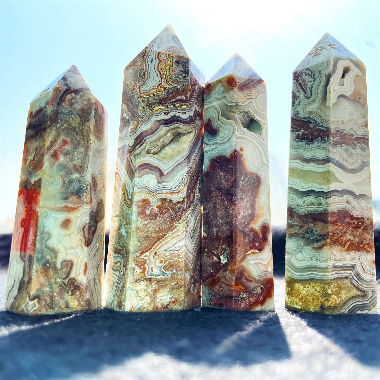 Mexican Agate Tower 1KG