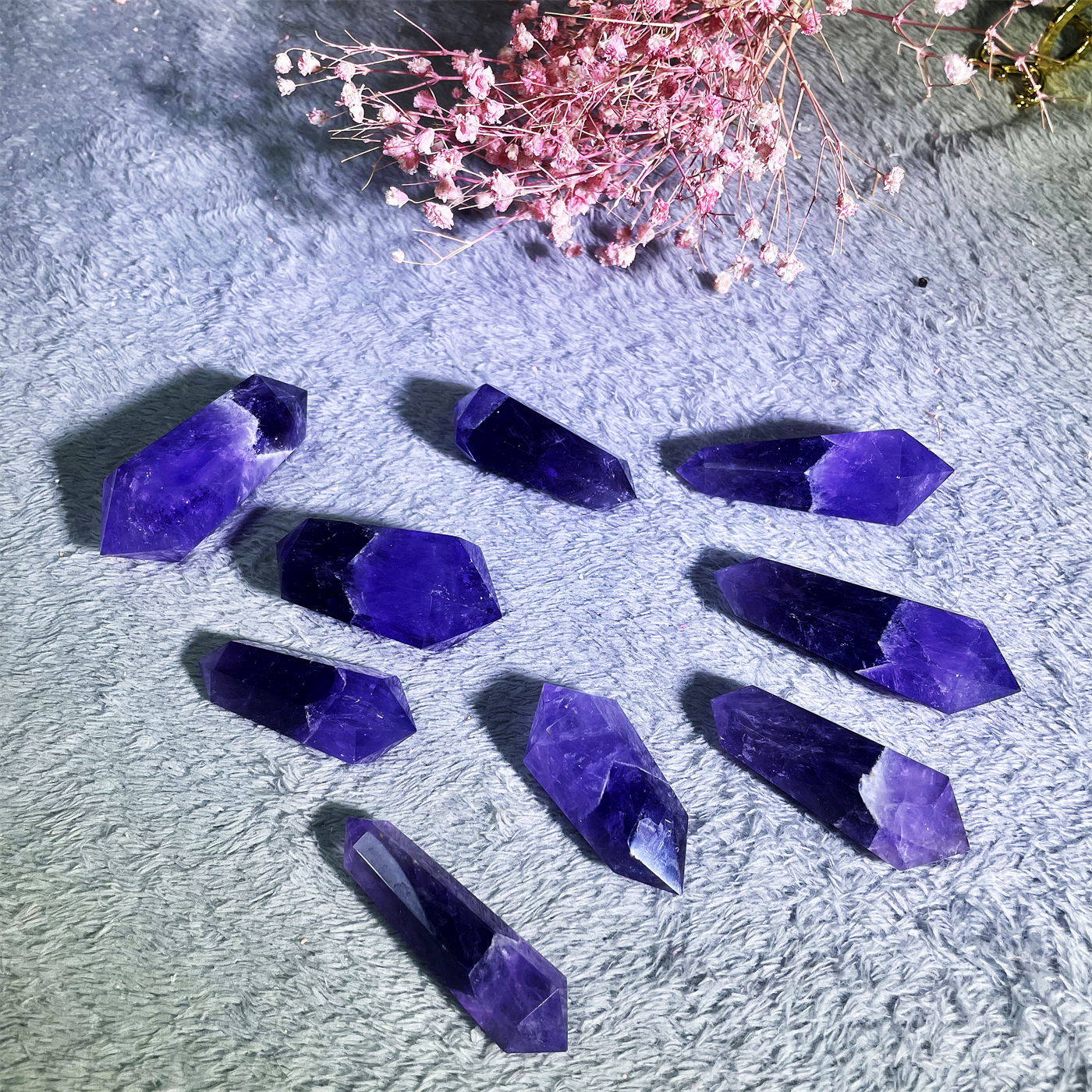Amethyst Double Tower 1KG