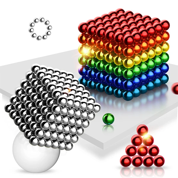 216pcs 5mm Buckyballs Magnetic DIY Balls Neocube Puzzle Toy