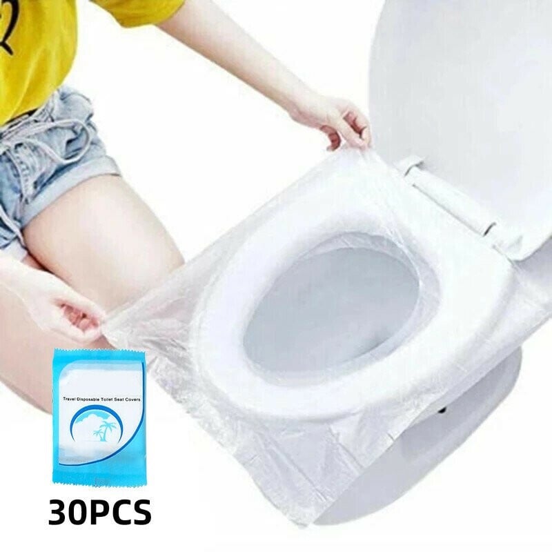 Disposable Plastic Toilet Seat Cover Hygienic Biodegradable Travel Tool