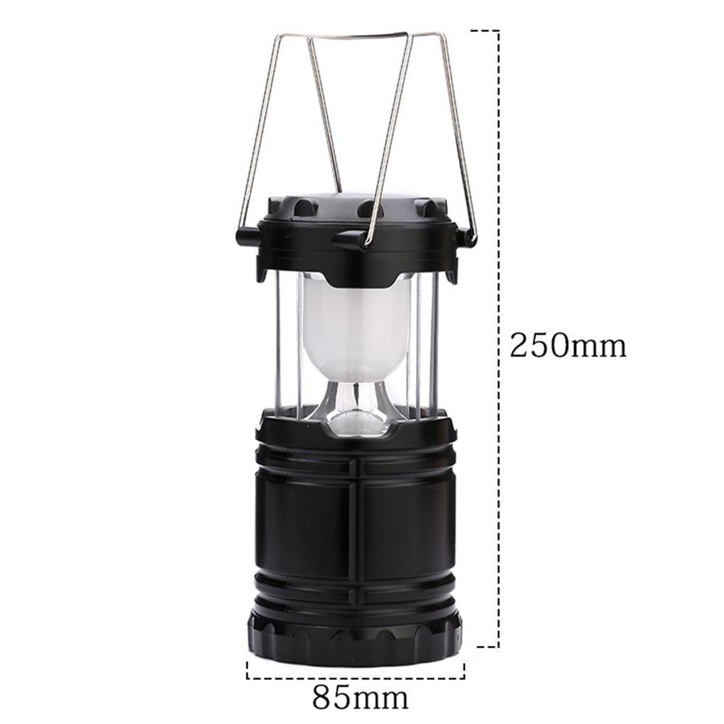Outdoor LED Camping Lantern Portable USB Rechargeable Foldable Light Battery Powered 