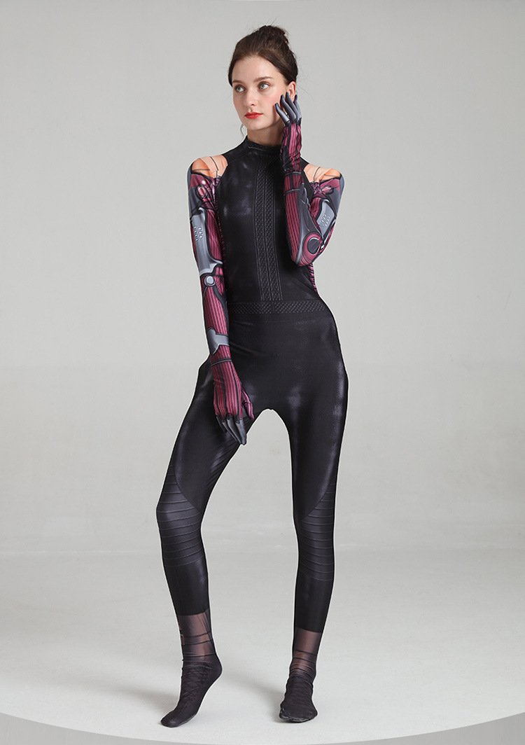 Alita Battle Angel Cosplay Suits for Women Girls Bodysuit Jumpsuit