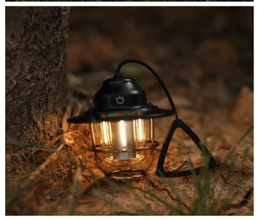 Outdoor Lighting Camping Light Usb Charging Retro Horse Lantern Camp Light