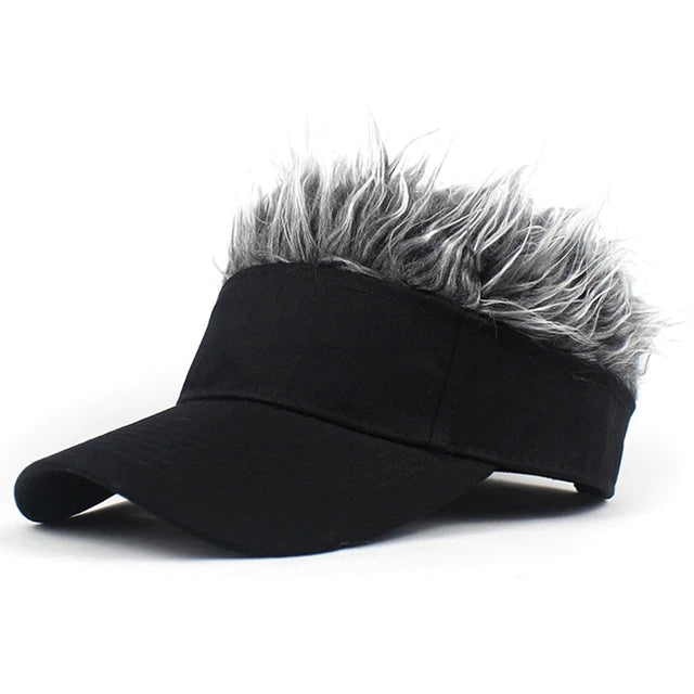 2022 Baseball Cap With Spiked Hairs Wig Baseball Hat With Spiked 