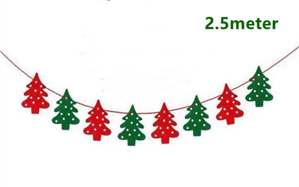 QIFU Christmas Banner Garland Merry Christmas Decor for Home Navidad Noel 2021 Christmas Ornaments Xmas Decor New Year DHL FREE