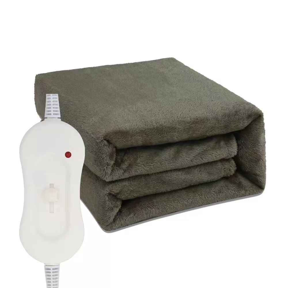 Electric Blanket, 63" x 53" Ultra Soft Flannel Full Body Warming Blanket for Fast Heat