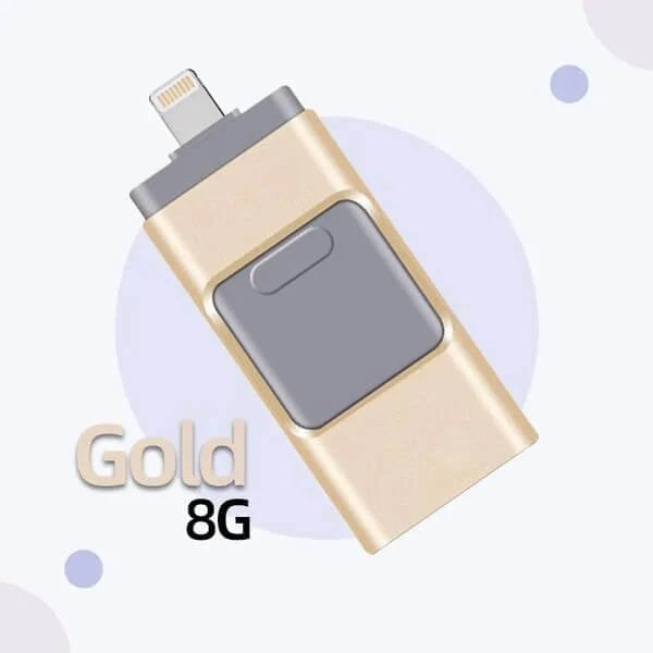 4 In 1 High Speed USB Flash Drive Fit For iPhone iPad Android PC More Devices
