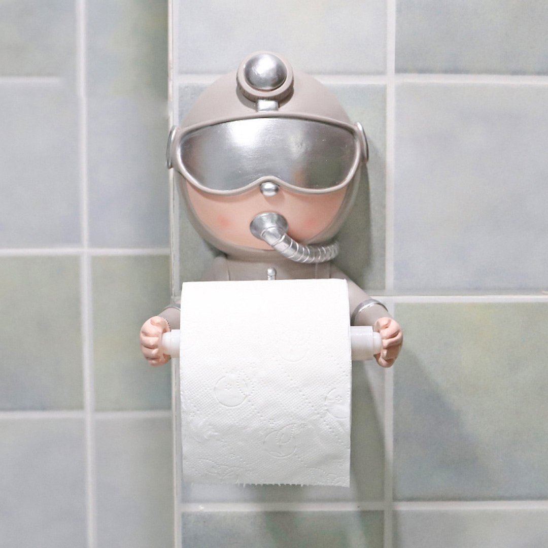 Cartoon Diver Creative Home Toilet Paper Roll Paper Holder Dispenser Kitchen