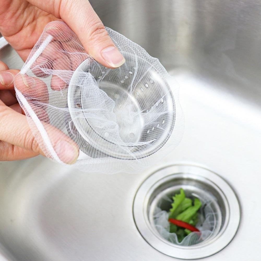 Sink Strainer Bags Disposable Mesh Filter Bags For Stainless Steel