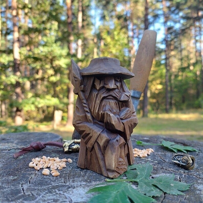 Odin Thor Tyr Ulfhednar Norse Pagan Resin Viking Statue Nordic Ornaments Art
