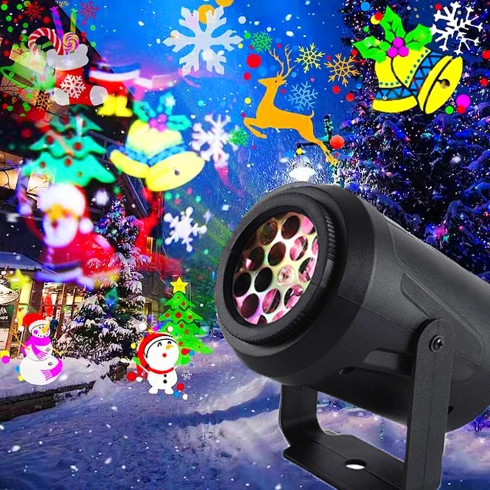 Light Christmas Projection Lamp 360 Degree 