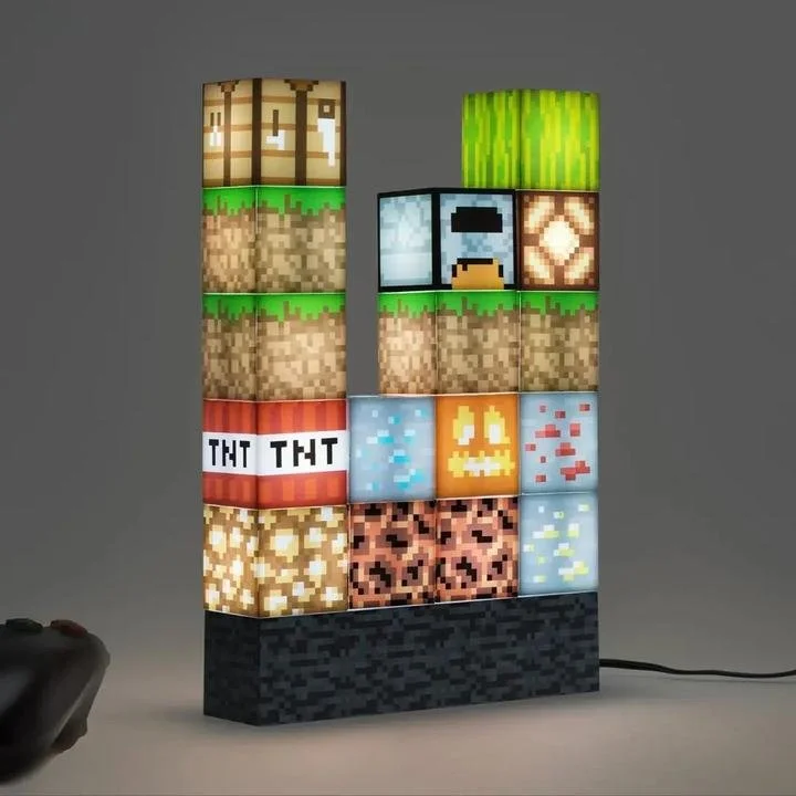 Pixel Square Mosaic Table Lamp(16PCS)