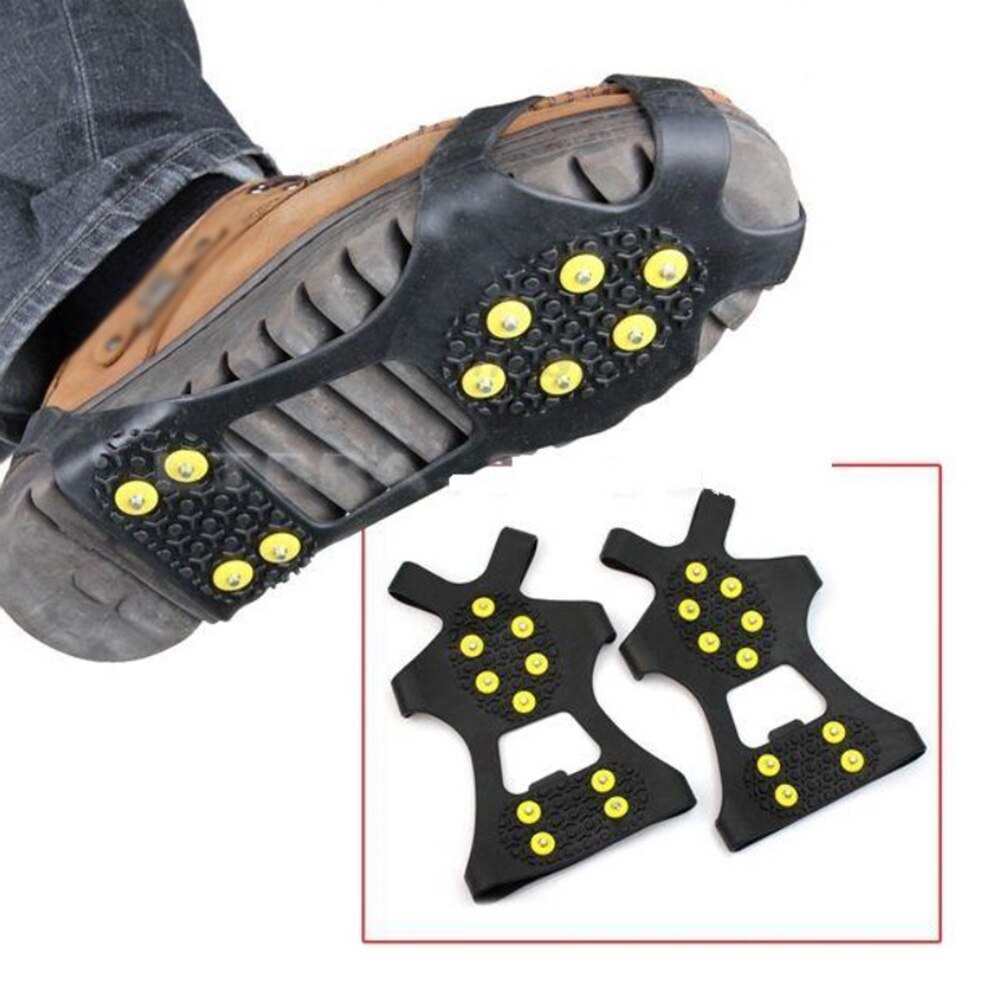Snow Spikes Grips Cleats Over Shoes Covers Crampon Anti-Skid Ice Gripper Spike