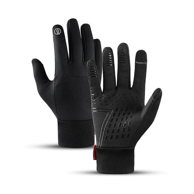Outdoor Sports Winter Splash-proof Warm Windproof Touch Screen Bike Riding Ski Gloves Customized