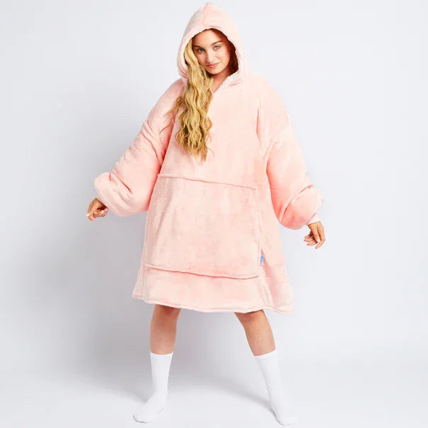 Oversized Blanket Hoodie Sweatshirt Soft Warm Comfortable For Adults Men Women 