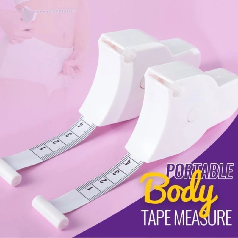 Self-Tightening Automatic Telescopic Tape Measure Portable Body Measuring Tool