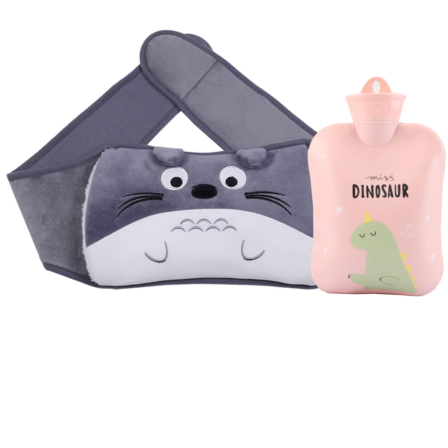 Hot Water Bottle with Waist Cover,Cartoon Warm Water Bag