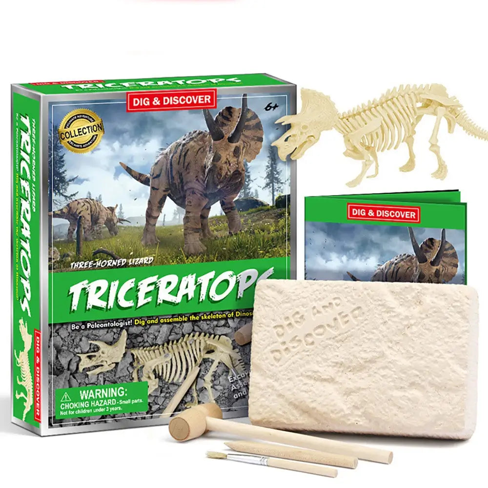 Science Educational Dino Dig Archaeology Fossil Toys with Excavation Kits