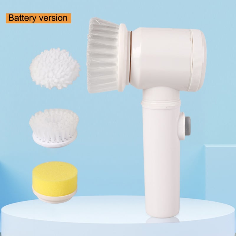 Electric Cleaning Brush With 3 Brush Heads(A good home helper)