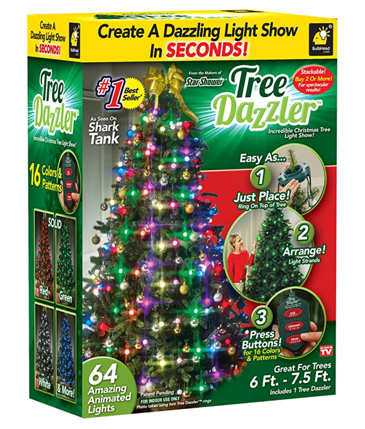 Christmas Tree Light Dazzler Xmas LED Decoration Lights