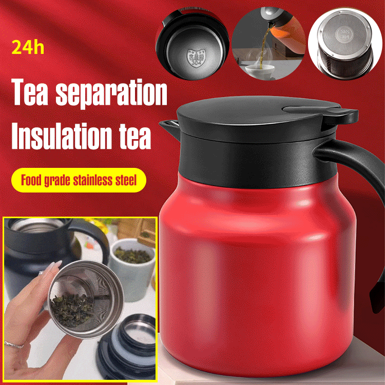Stainless Steel Coffee Pot Insulation Stewed Teapot 