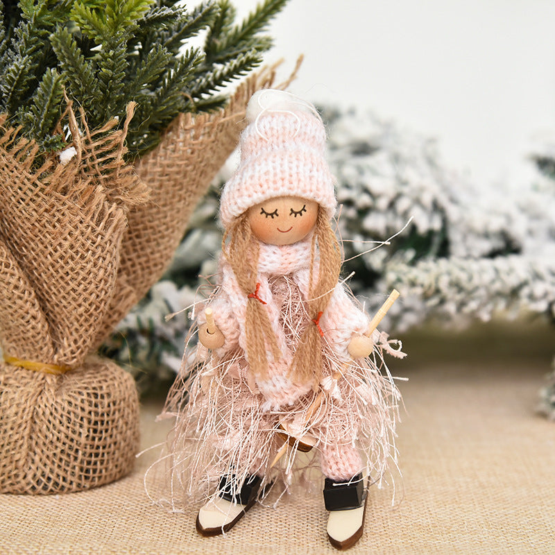 Angel Toy Ornament Christmas Tree Hanging Doll Pendant For Home