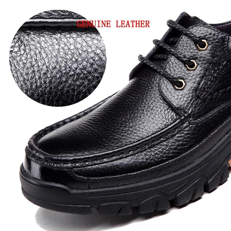 Hot Sale⛄--40% OFF 🎁 Men Waterproof Non Slip Soft Sole Casual Genuine
