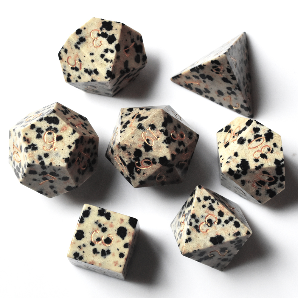 Spotted stone Dice