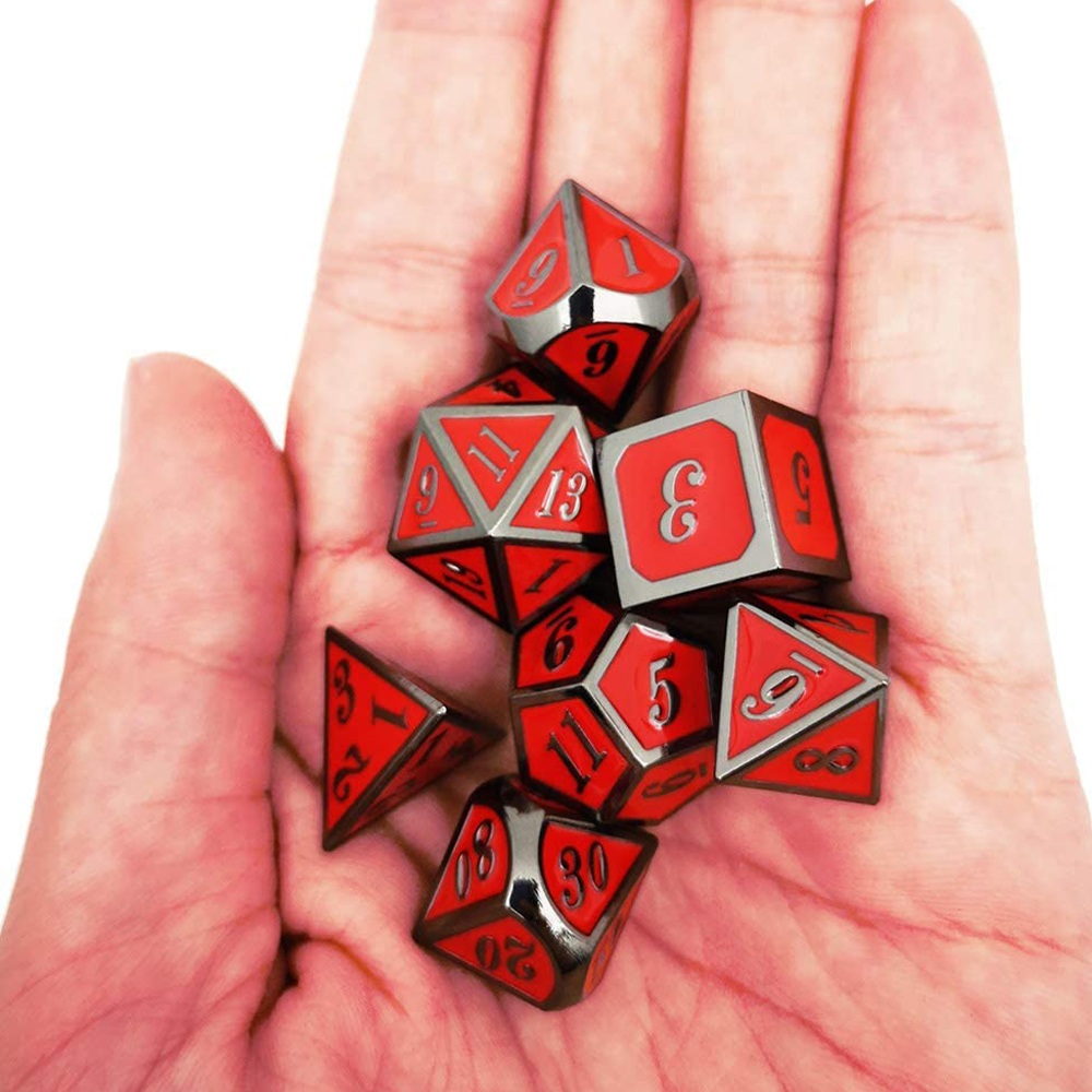 Black with red around the numbers