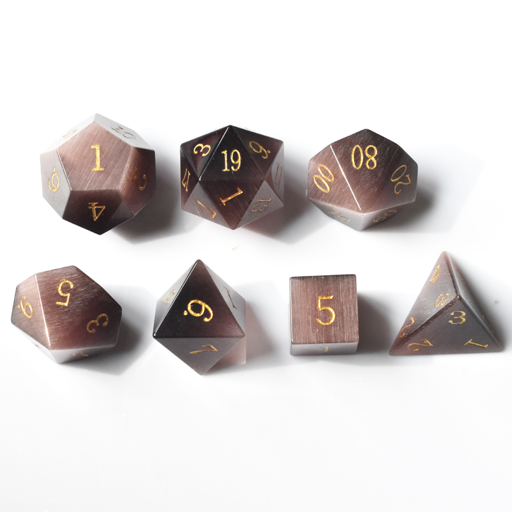 Pueple cat's eye Dice
