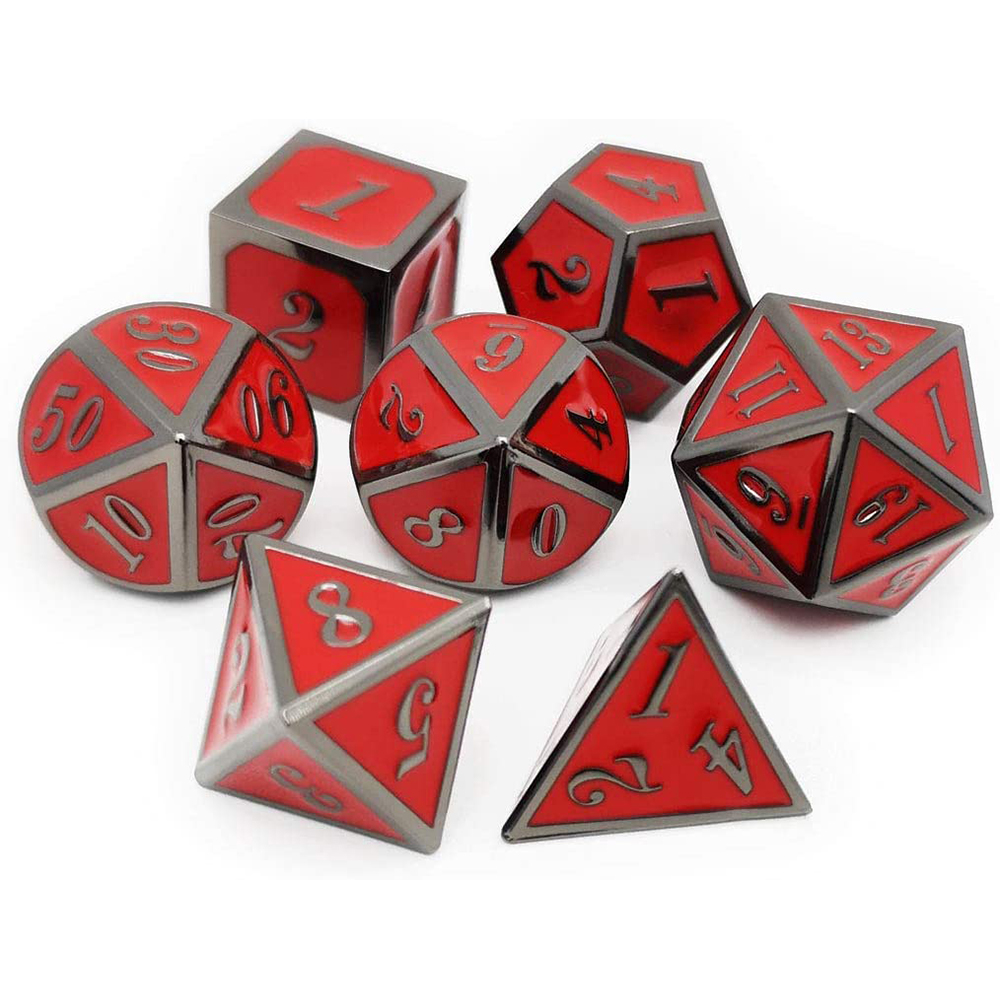 Black with red around the numbers