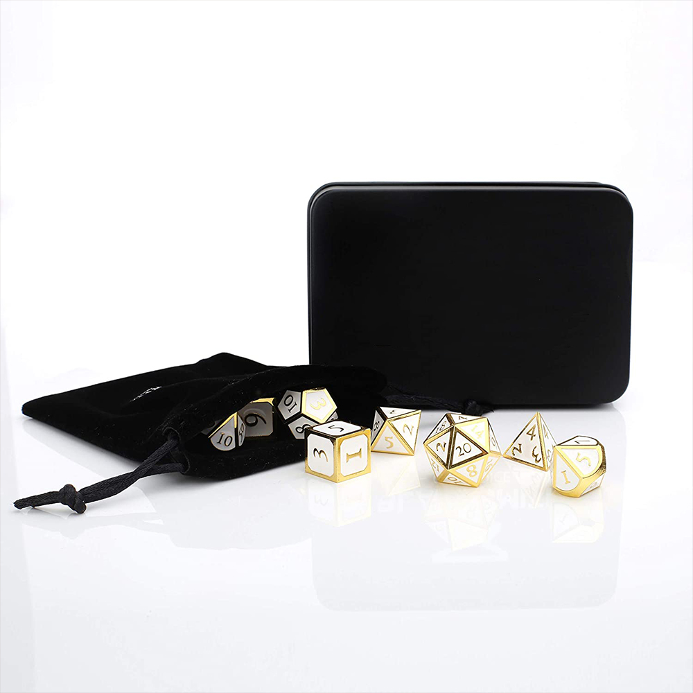 Gold with white around the numbers