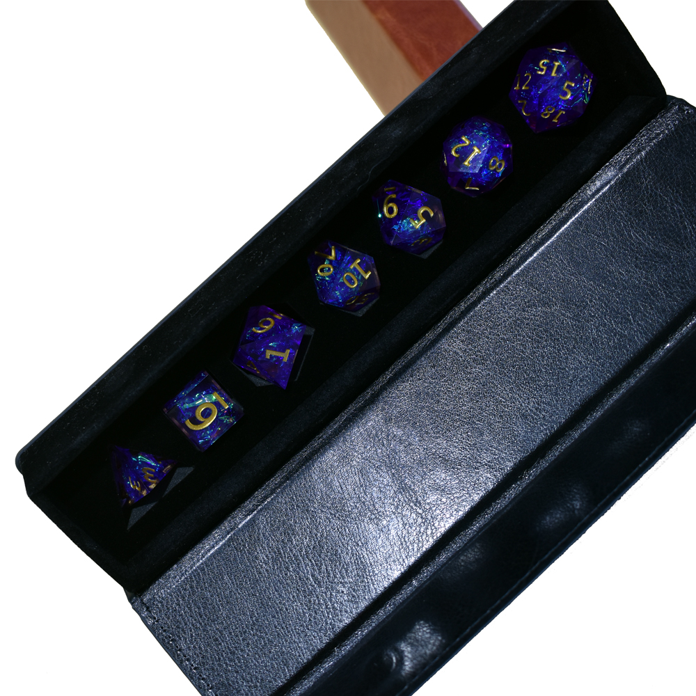 Rectangular Leather Dice Box