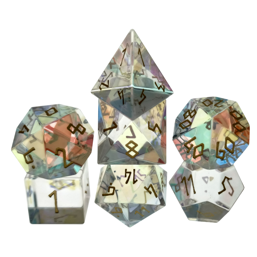 Colorful Glass Dice